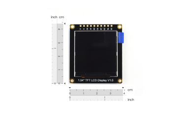 IPS TFT LCD Display 1.54Inch, 240x240, with MicroSD Card