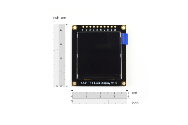 IPS TFT LCD Display 1.54Inch, 240x240, with MicroSD Card