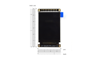 TFT LCD Display 2.0 Inch 320x240 IPS, with MicroSD Card