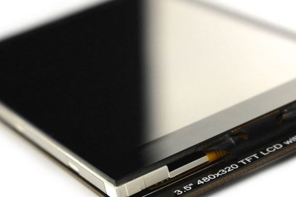 TFT LCD Capacitive Touchscreen 3.5”, 480x320, with MicroSD Card Slot
