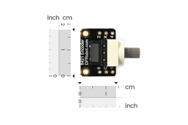 Encoder-Horizontal 8421, 16-Gear, 150mA, -40~85°C