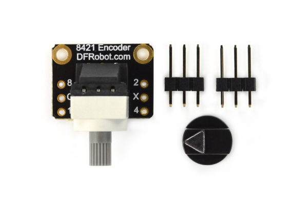 Encoder-Horizontal 8421, 16-Gear, 150mA, -40~85°C
