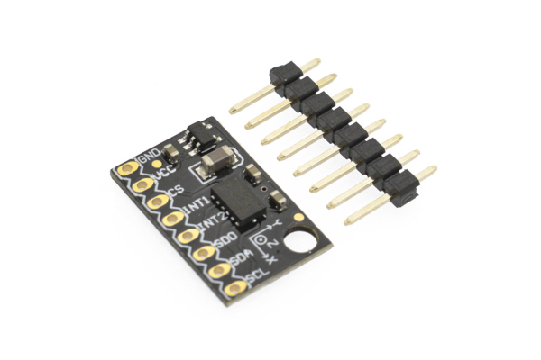 Digital Triaxial Acceleration Sensor ADXL345, 13-bit, SPI/I2C, ±16g