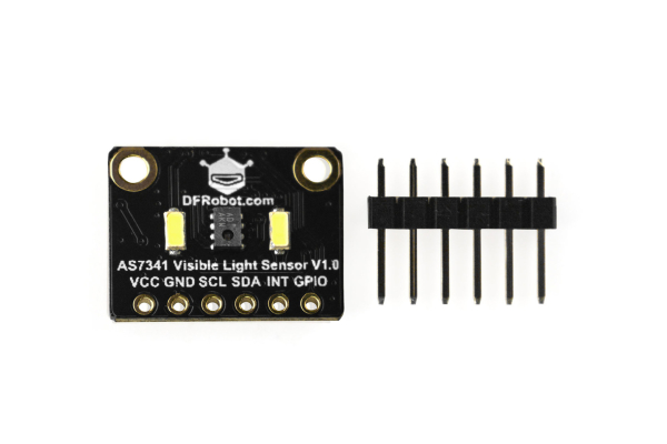 11-Channel Visible Light Sensor AS7341, 8 Optical Channels, Flicker Detection