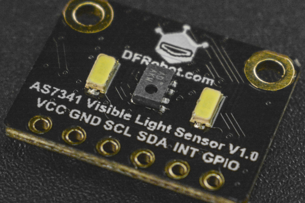 11-Channel Visible Light Sensor AS7341, 8 Optical Channels, Flicker Detection