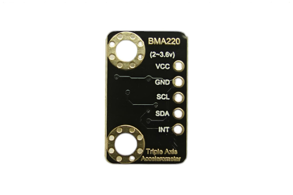 Digital Triaxial Acceleration Sensor BMA220, Ultra Low Power, ±16g