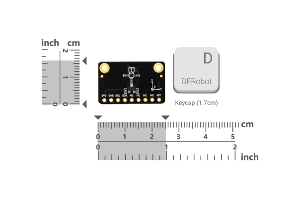 Fermion: BMM350 Triple-Axis Magnetometer Sensor for AR / VR (Breakout)