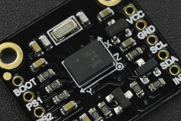 Intelligent 9-axis Sensor BNO055, High Accuracy, I2C, Small Size