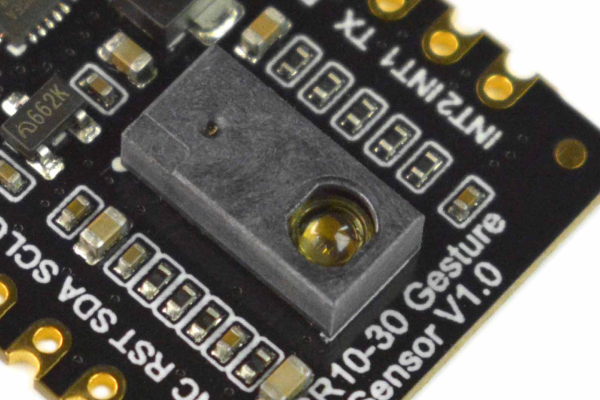 Gesture Sensor GR10-30, UART & I2C, 12 Gestures, 0~30cm