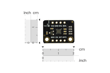 Triple Axis Accelerometer H3LIS200DL (Breakout) 100g/200g, 10uA, 1kHz