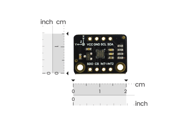 Triple Axis Accelerometer H3LIS200DL (Breakout) 100g/200g, 10uA, 1kHz