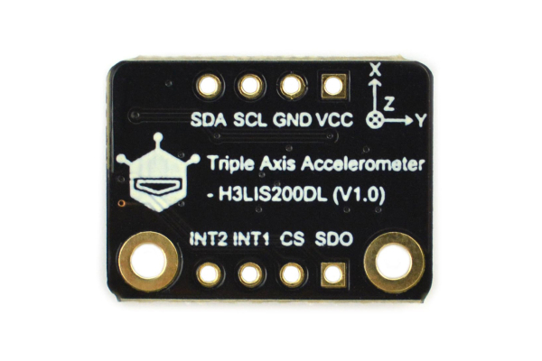 Triple Axis Accelerometer H3LIS200DL (Breakout) 100g/200g, 10uA, 1kHz