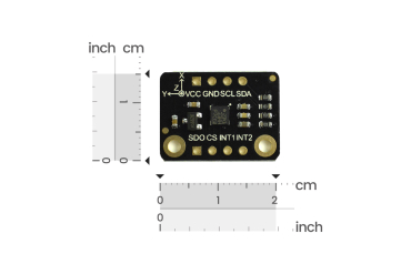 Triple Axis Accelerometer I2C LIS331HH ±6g, ±12g, ±24g