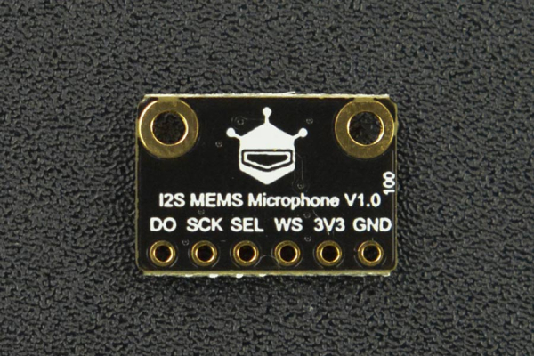 I2S MEMS Microphone Breakout, Low Noise, High Sensitivity, ESP32