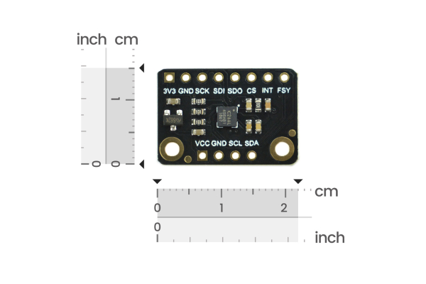 Accel+Gyro 6-Axis IMU Module ICG 20660L, High Precision, Low Noise