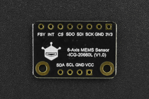 Accel+Gyro 6-Axis IMU Module ICG 20660L, High Precision, Low Noise