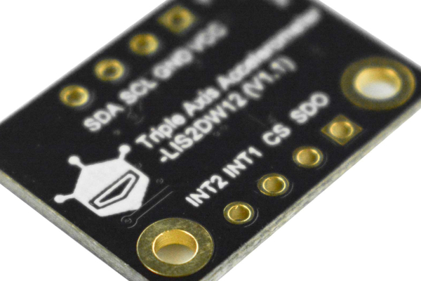 Triple Axis Accelerometer Sensor LIS2DW12, 16-bit, 2g/4g/8g/16g
