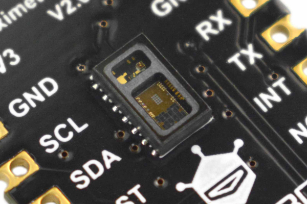 Heart Rate and Oximeter Sensor MAX30102 V2.0, I2C/UART, MCU Algorithm