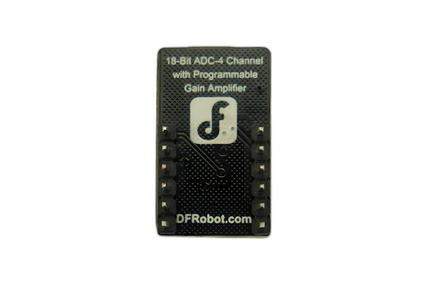 18-Bit ADC, 4 Channel MCP3424 with Programmable Gain Amplifier for Raspberry Pi