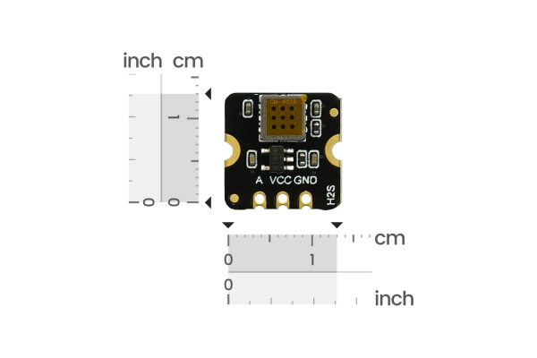 Hydrogen Sulfide H2S Gas Detection Sensor MEMS, 0.5-50ppm