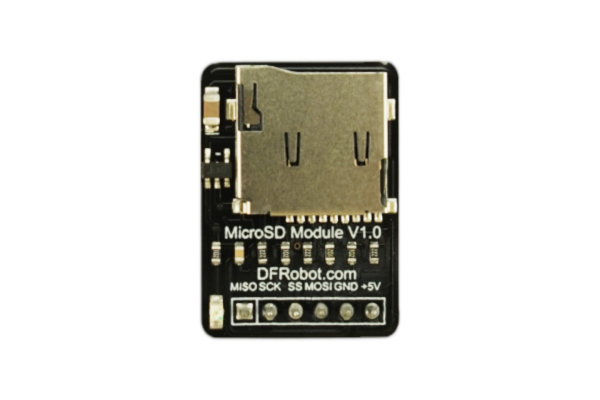 MicroSD Card Module (Breakout) for Arduino, 5V, SPI, 20x28mm