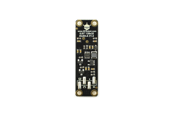 0,91 tommer monokromt OLED-display 128x32 I2C