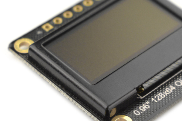 OLED Display Monochrome 0.96Inch 128x64 I2C/SPI, SSD1306, 3.3/5V