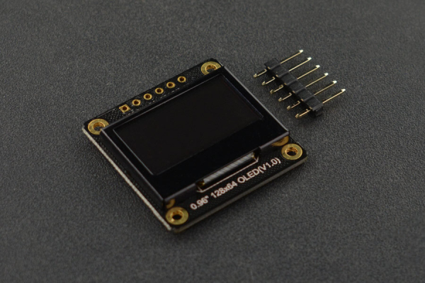 OLED Display Monochrome 0.96Inch 128x64 I2C/SPI, SSD1306, 3.3/5V