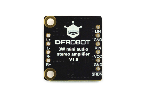 PAM8403, 3W, stereo, klasse D, 2.54mm