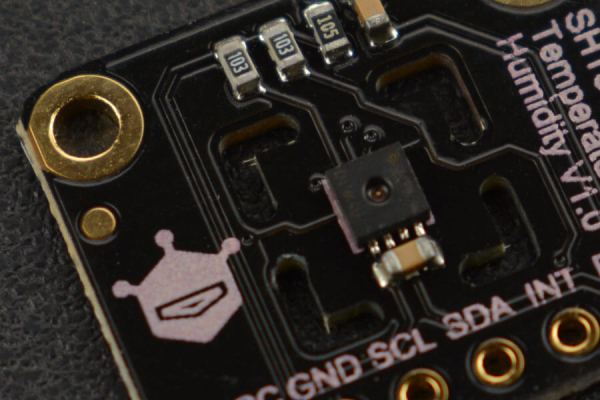 Digital Temp & Humidity Sensor SHT30, I2C, 2%RH, 0.2°C