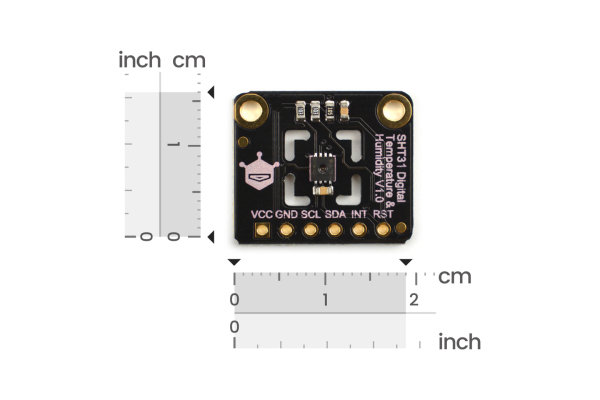 Digital Temp & Humidity Sensor SHT31, I2C, 2%RH, 0.2°C