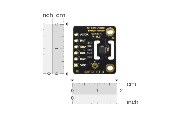 Digital Temp Sensor STS35 ±0.1°C I2C -40~125°C