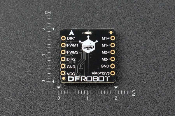 DC Motor Driver TB6612FNG, 2x1.2A, 2.7V-12V, Dual Channel