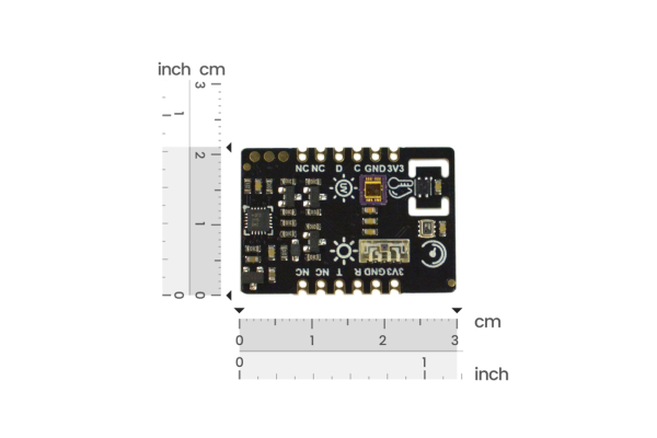 Temperature & Humidity SHTC3, Pressure BMP280, Ambient Light VEML7700, and UV ML8511 Sensor