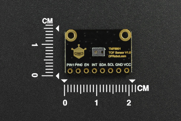 TMF8801 ToF Sensor, 940nm, I2C, 20-2500mm Range