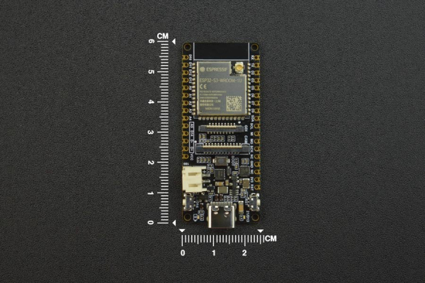 FireBeetle 2 Board ESP32-S3-U N16R8, AIoT Microcontroller with Camera, Wi-Fi, Bluetooth Routed through Cable