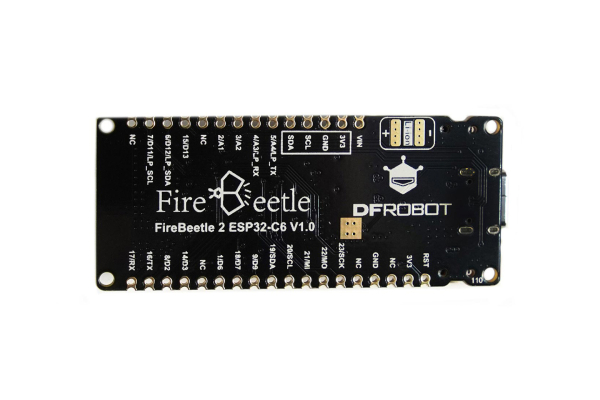 FireBeetle 2 ESP32 C6 IoT  Supports Wi-Fi 6, Bluetooth 5, Solar-Powered