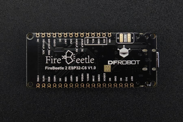 FireBeetle 2 ESP32 C6 IoT  Supports Wi-Fi 6, Bluetooth 5, Solar-Powered