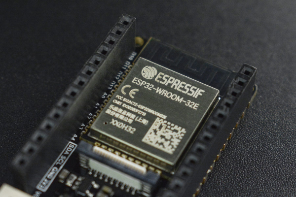 FireBeetle 2 ESP32-E IoT Microcontroller, with Header, Supports WiFi, Bluetooth