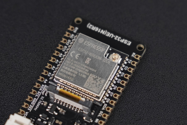 IoT Microcontroller FireBeetle 2 ESP32 UE N16R2 16MB Fl., 2MB PS., Supports Ext Antenna, Wi-Fi, Bluetooth