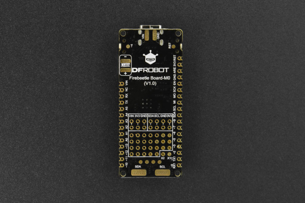 FireBeetle 2 M0 udviklingskort med pinout til GPIO