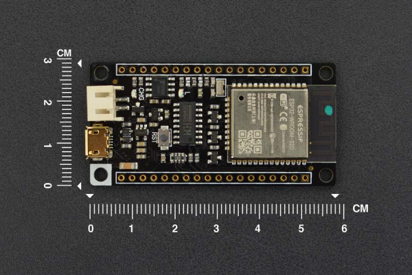 FireBeetle ESP32 layout og pinout