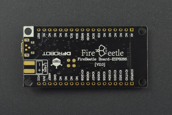 IoT Microcontroller FireBeetle ESP8266, Supports WiFi