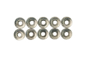 Flange Nuts, M3 Size, Wide Flange, No Extra Washers Needed