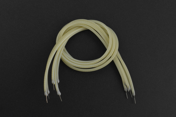 Flexible LED Filament, 3V 260mm, Blue, 5 Pack, Bendable, 360° Light