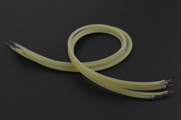 Flexible LED Filament, 3V 260mm, Blue, 5 Pack, Bendable, 360° Light