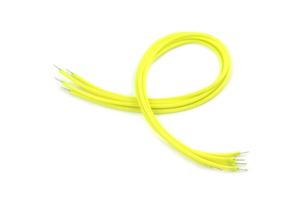 Flexible LED Filament, 3V 260mm, Green, 5 Pack, High Brightness, Bendable