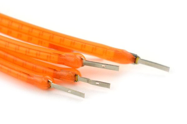 Flexible LED Filament, 3V 260mm, Pink, 5 Pack, High Brightness, Bendable