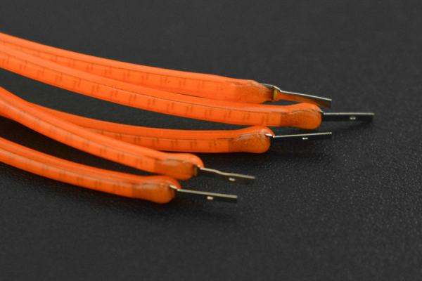 Flexible LED Filament, 3V 260mm, Pink, 5 Pack, High Brightness, Bendable