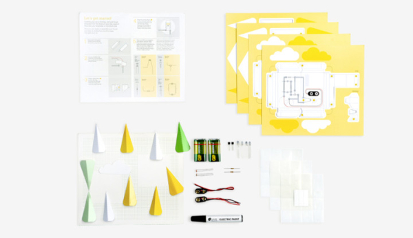 Glowing House Set - BARE Conductive, Light-Sensitive, Non-Toxic Paint